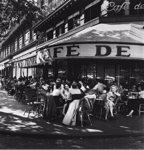 20 Fascinating Vintage Photos Of The Café De Flore One Of The Oldest