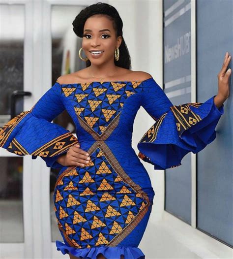 Royal Blue Dress African Clothing For Women African Wear Ankara