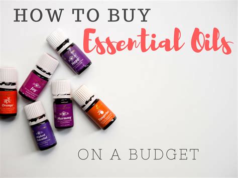 How To Buy Essential Oils On A Budget Buy Essential Oils Essential Oil