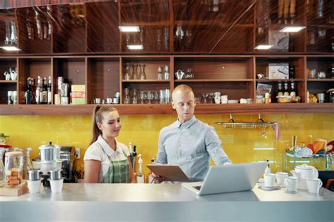 Use them in commercial designs under lifetime, perpetual & worldwide rights. Free Photo | Coworking coffee shop owner and barista
