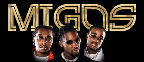 After more than three long years without a group album, migos return today with the release of we feel like we gonna lead the pack with this album. check out all the lyrics to migos' 'culture iii' below Migos 2017 Australia & New Zealand Tickets, Concert Dates ...