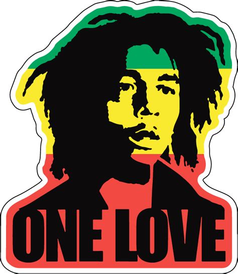 Bob Marley Art Vinyl Sticker Printed Vinyl Decal Ag Design