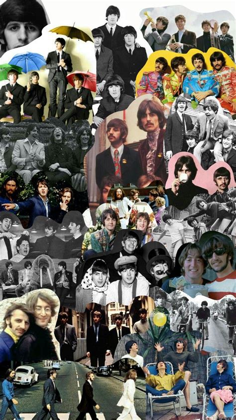 The Beatles Collage 2 Fotos De Banda De Rock Beatles Fotos De Banda
