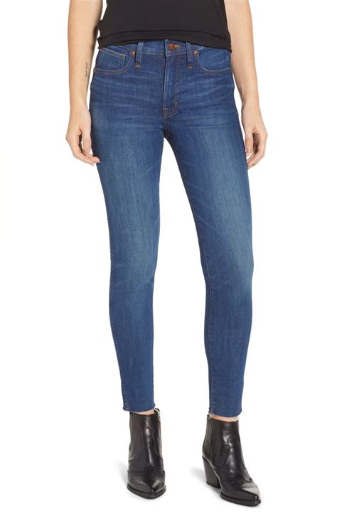 Madewell 9 Inch Skinny Jeans Raw Hem Edition Paloma Nordstrom