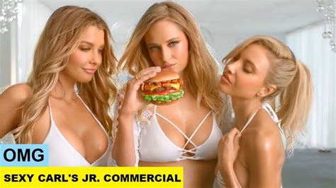 Omg Sexy Carls Jr Commercial Will Make You More Hungry Youtube