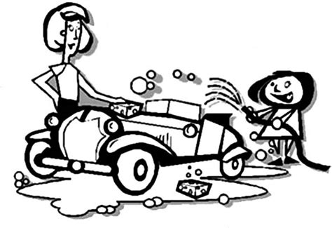 Car wash coloring page to color print and download for free along with bunch of favorite car wash coloring page for kids. Mommy and Daughter Car Wash Coloring Pages | Best Place to ...