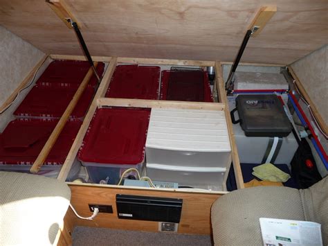 25 Creative Photo Of Aliner Camper Interior Storage Modifications