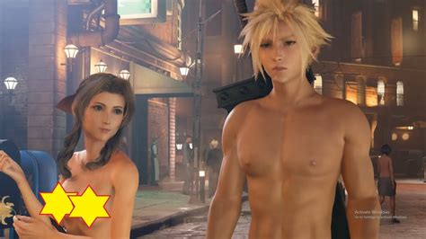 Final Fantasy Vii Remake Nude Mods Cloud Meets Aerith Youtube