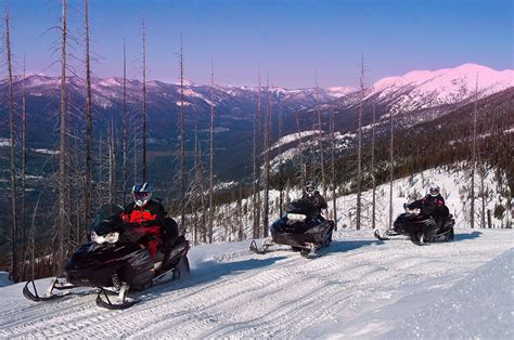 8 Snowmobiling Trail Systems In Western Montana The Official Western