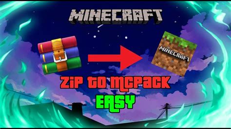 How To Turn Texture Pack Folderzip To Mcpack Minecraft Modaddonpack