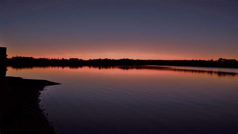 Download Wallpaper 1920x1080 Coast Lake Twilight Nature Full Hd