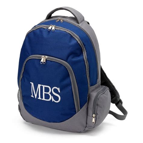 Personalized Kids Backpacks In Brody Navy Print Large Size