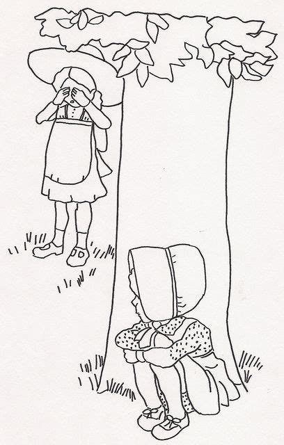 Hide And Seek Coloring Pages