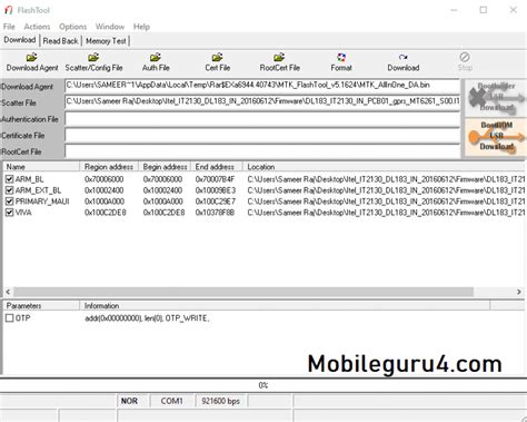 MTK Flash Tool Download All Version For MTK Mobile Guru