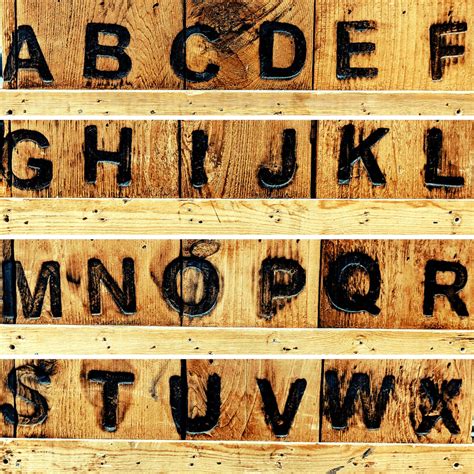 10 Letters For Wood Burning