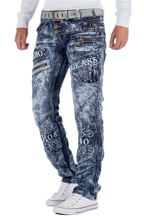 Herren Jeans Hose Mens Pants Straight Slim Regular Cut Fit Cargo Denim