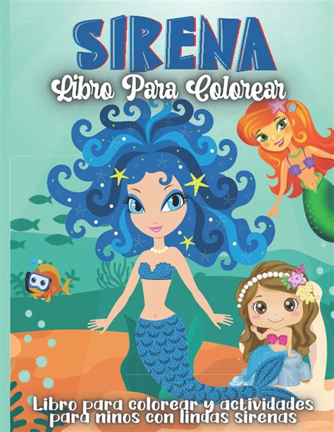 Buy Sirena Libro Para Colorear Páginas Para Colorear Bonitas Y únicas