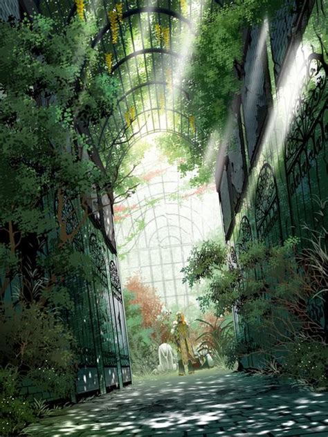 Greenhouse Anime Wallpaper