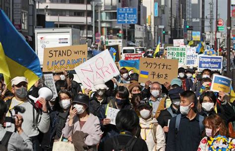 【フォト特集】「ウクライナに平和を」 渋谷でデモ行進 産経ニュース