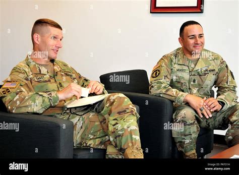 Sergeant Major Of The Army Visits The Prng The Adjutant General Of