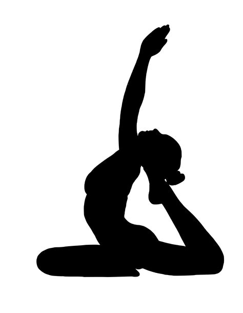 Free Images Yoga Exercise Pose Silhouette Health Body