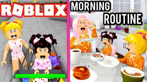 Bloxburg Fall Morning Routine With New Baby And Goldie Roleplay Titi