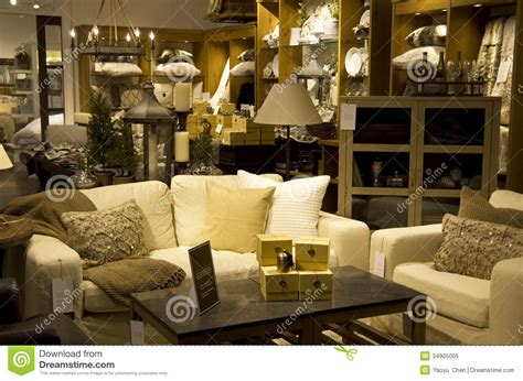 Shop furniture, home décor and more! Luxury Furniture Home Decor Store Stock Image - Image of ...