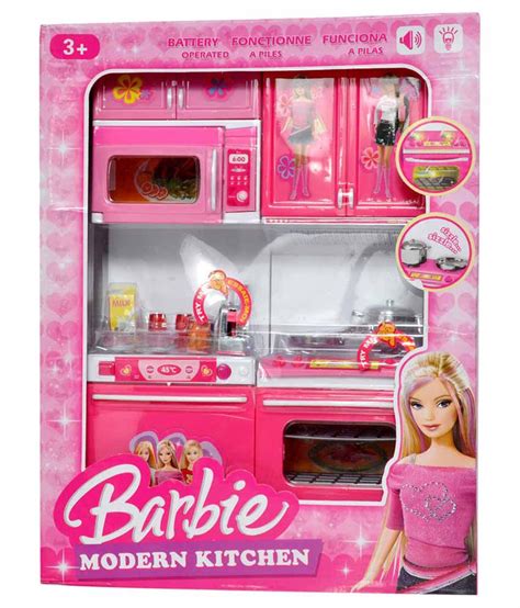 Dream Deals Pink Plastic Barbie Kitchen Set Buy Dream Deals Pink Plastic Barbie Kitchen Set