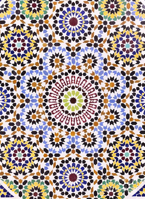 Zillij Moroccan Ceramic Mosaic Tile Decoration Photograph By Roberto