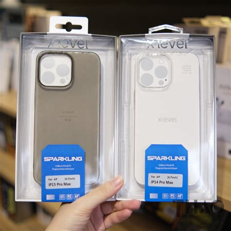 Ốp lưng X level Sparkling cứng trong suốt chống ố vàng dành cho iPhone