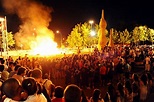 The celebration of La noche de San Juan