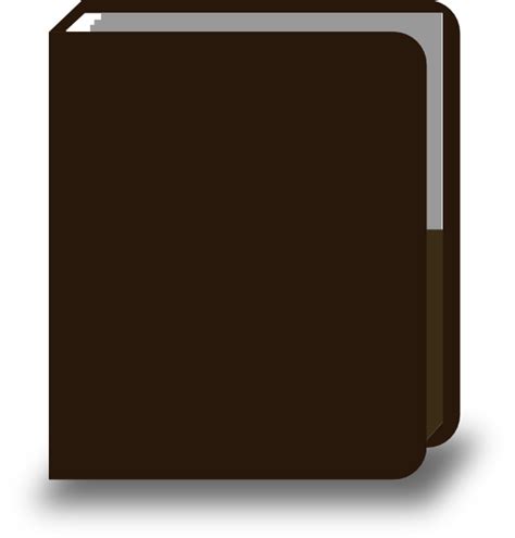 Brown Book Book Clip Art At Vector Clip Art Online Royalty