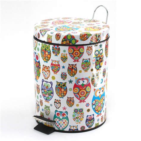Maybe you would like to learn more about one of these? Owl Trash Can | Owl room decor, Owl bedrooms, Garbage can