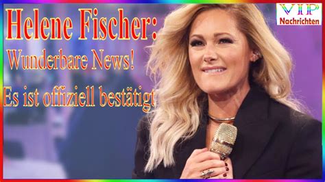 Helene fischer is a german pop singer, dancer, entertainer, television presenter and actress. Helene Fischer: Wunderbare News! Es ist offiziell ...
