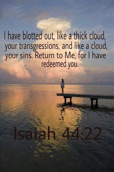 62 Best Isaiah 4422 I Have Swept Away Your Offenses Like A Cloud