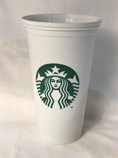 Home 16 Ounce Grande Starbucks Reusable Travel Coffee Cup To Go Kitchen Storage And Organization