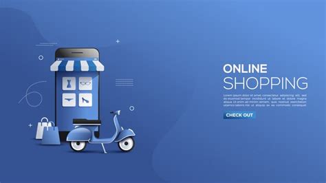 Premium Vector Online Shopping Banner