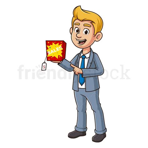 1 Salesperson Clipart Cartoon Images And Vector Illustrations Friendlystock