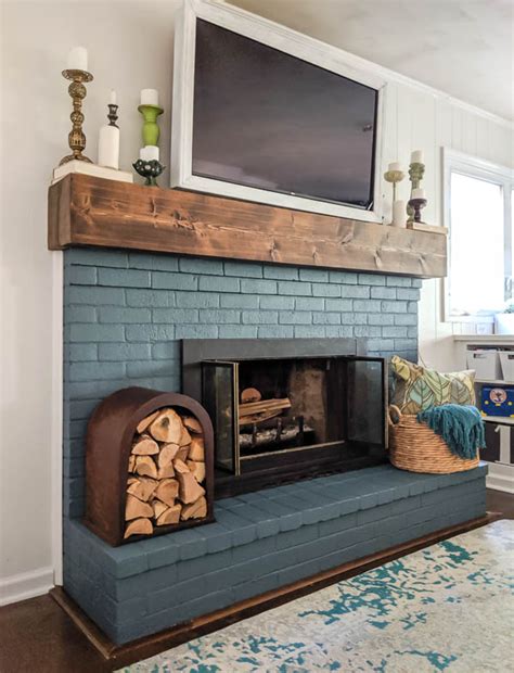 How To Paint A Brick Fireplace The Right Way In 2023 Home Fireplace