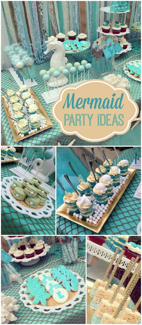 Some view a sweet sixteen party as an important event in a young lady's life. What a pretty sweet 16 party! The under the sea theme ...