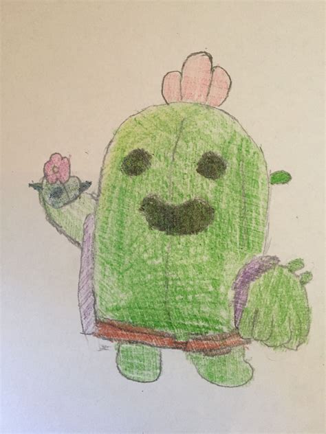 Patrones de dibujo para tejer, bordar, minecraft. Spike brawl stars | Pixel art, Dessin pixel