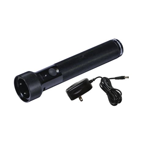 Optimax Flashlight Body W Rechargeable Battery Stick And Charger Fb 100
