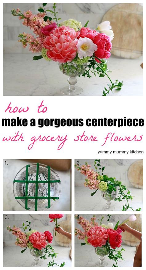 How To Make A Beautiful Floral Arrangement With Grocery Store Flowers