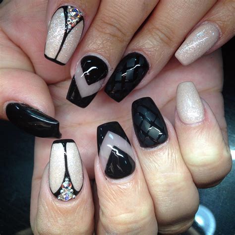 The Best Ideas For Black And White Acrylic Nail Designs Home Family Style And Art Ideas
