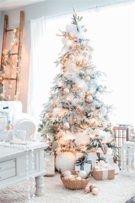 30 White Christmas Tree Decoration Kiddonames