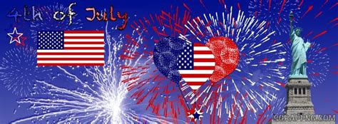 Facebook cover maker ⏩ crello make your own facebook photo covers with no design skills create beautiful facebook cover photos and video. 4th Of July Facebook Timeline Cover - It's Free ...
