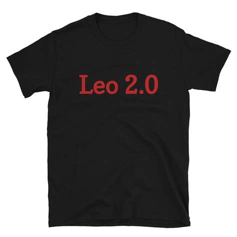 Leo 20 Shirt Leo 20 Short Sleeve Unisex T Shirt Etsy