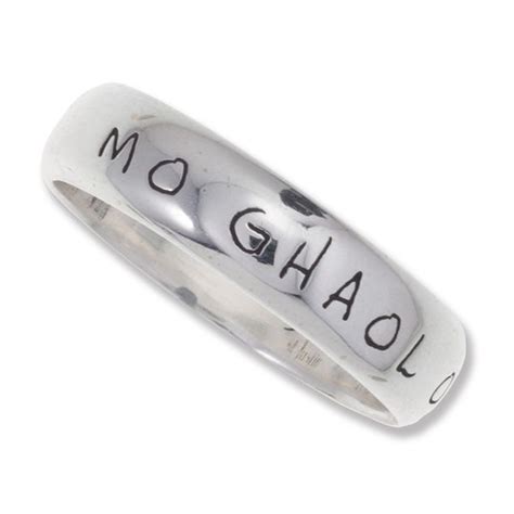 Sr962 Sterling Silver Gaelic Ring My Love Is On You Handcrafted In