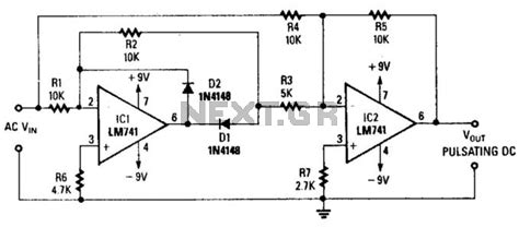 Precision Full Wave Rectifier Using Op Amp Pdf Wiring Diagram Schemas