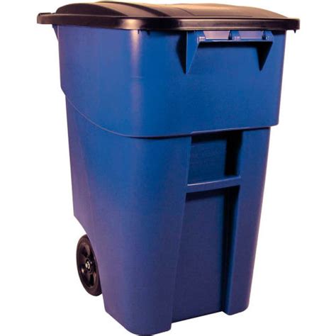 Rubbermaid 9w27 Brute® Rollout 50 Gallon Large Mobile Container Blue